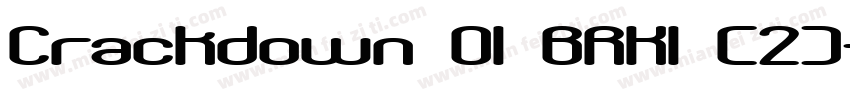 Crackdown O1 BRK1 (2)字体转换
